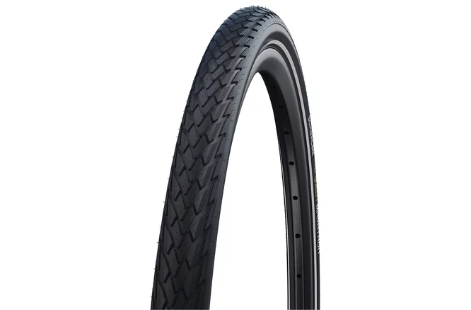 Schwalbe Pneu Green Marathon 700x35C GG Starr mit Reflexstreifen black