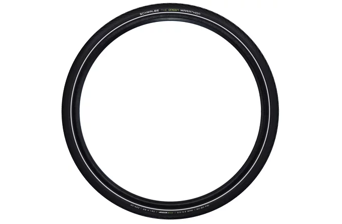 Schwalbe Pneu Green Marathon 700x35C GG Starr mit Reflexstreifen black