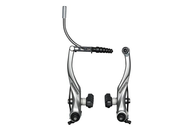 Shimano V-Brake Alivio BR-T4000 vorne 16mm 90° Bremsschuh S65T silber Box