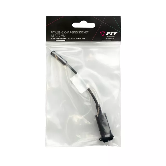 FIT USB-C Ladebuchse 1.5 A mit Schutzkappe 70mm