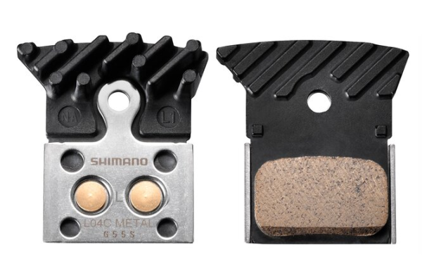 Shimano Bremsbeläge L04C Metall mit Lamellen Paar