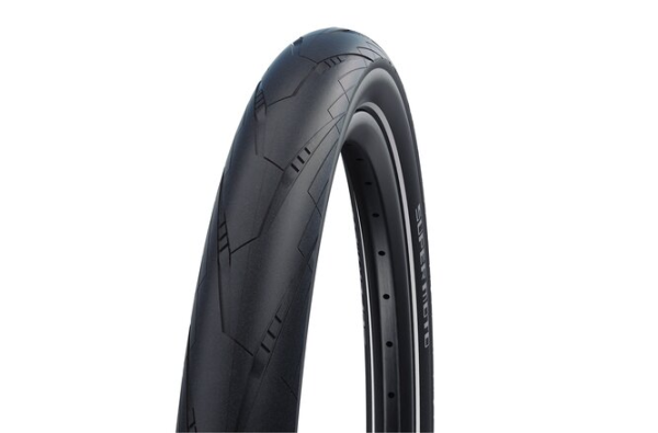 Schwalbe Pneu Super Moto 27.5x2.40 Starr mit Reflexstreifen black