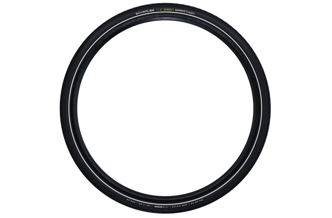 Schwalbe Pneu Green Marathon 700x35C GG Starr mit Reflexstreifen black