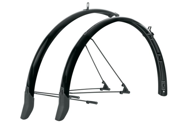 SKS Schutzblechgarnitur Bluemels Cable Kunststoff 28" 55 mm schwarz