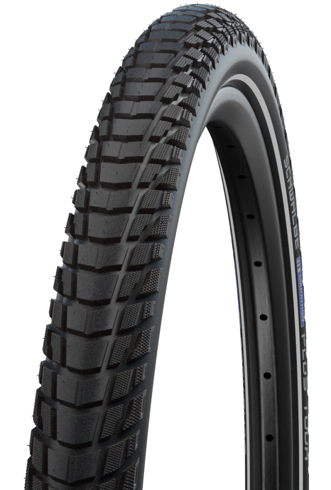 Schwalbe Pneu Marathon Plus Tour 28x2.00 Starr mit Reflexstreifen black