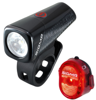 SIGMA SPORT Sigma Lichtset Buster 150 FL & Nugget II Flash schwarz