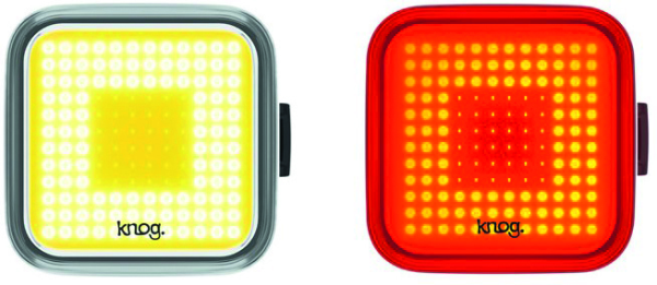 Knog Lichtset Blinder Square twin pack black