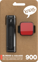 Knog Lichtset Blinder 900 & Blinder Square schwarz