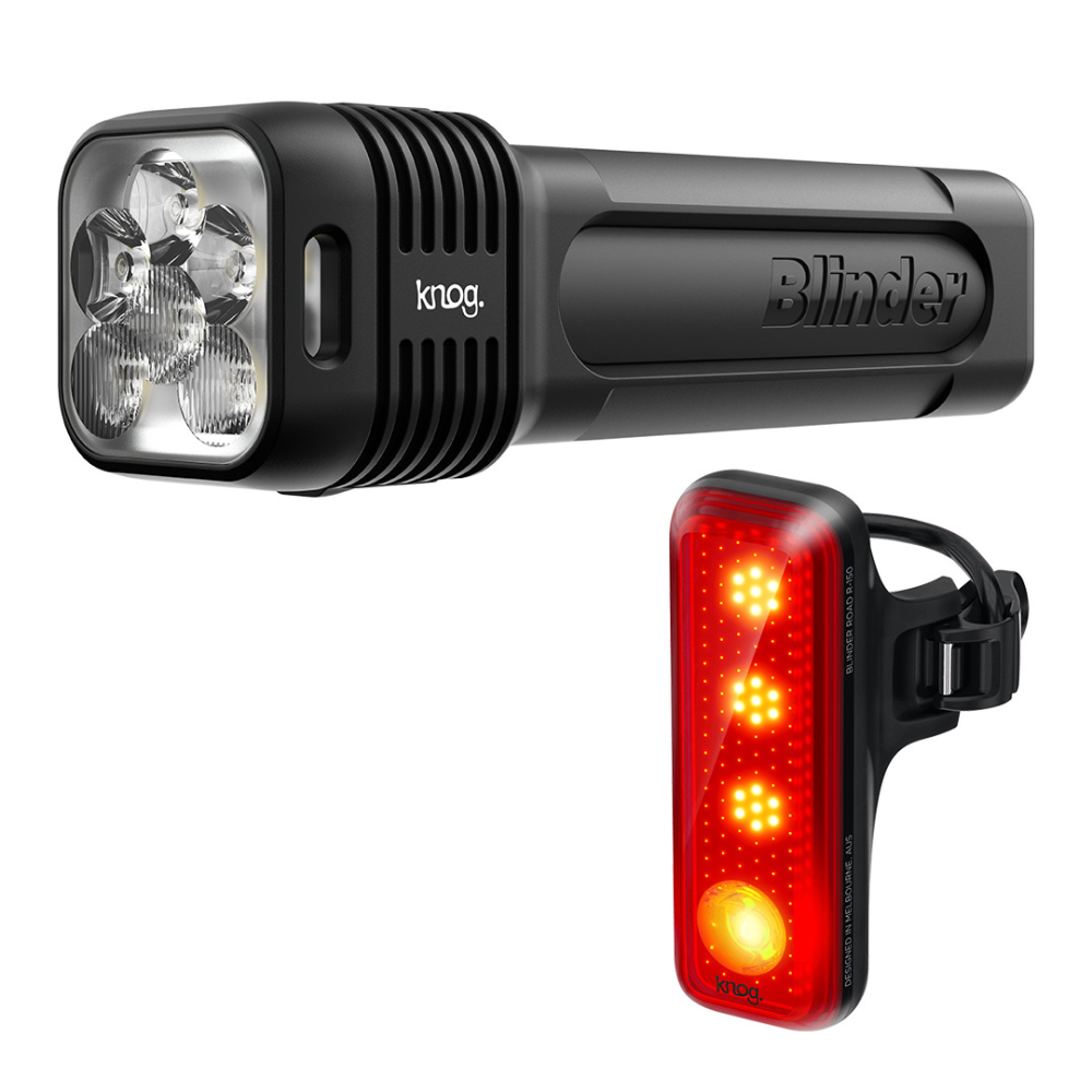 Knog Lichtset Blinder 1300 & Blinder R150 schwarz