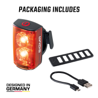 SIGMA SPORT Sigma Rücklicht Buster RL 80 USB LED schwarz