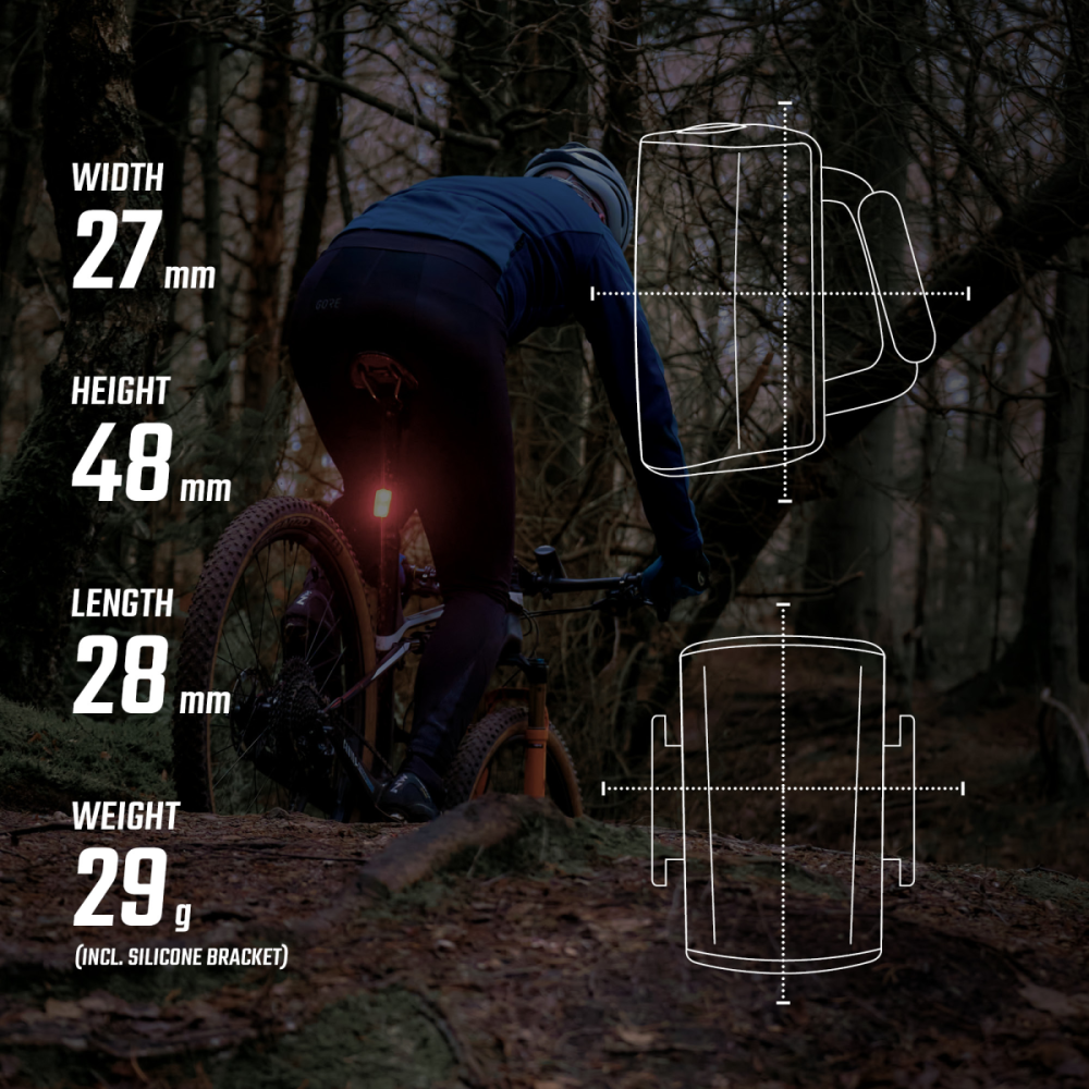 SIGMA SPORT Sigma Rücklicht Buster RL 80 USB LED schwarz