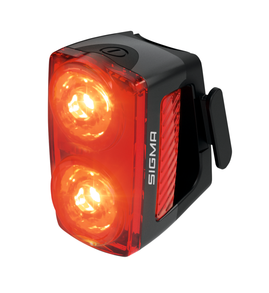 SIGMA SPORT Sigma Rücklicht Buster RL 150 USB LED mit Bremslichtfunktion schwarz