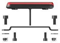 Knog Rücklicht Blinder E RH 50 Gepäckträgermontage 50 und 80mm