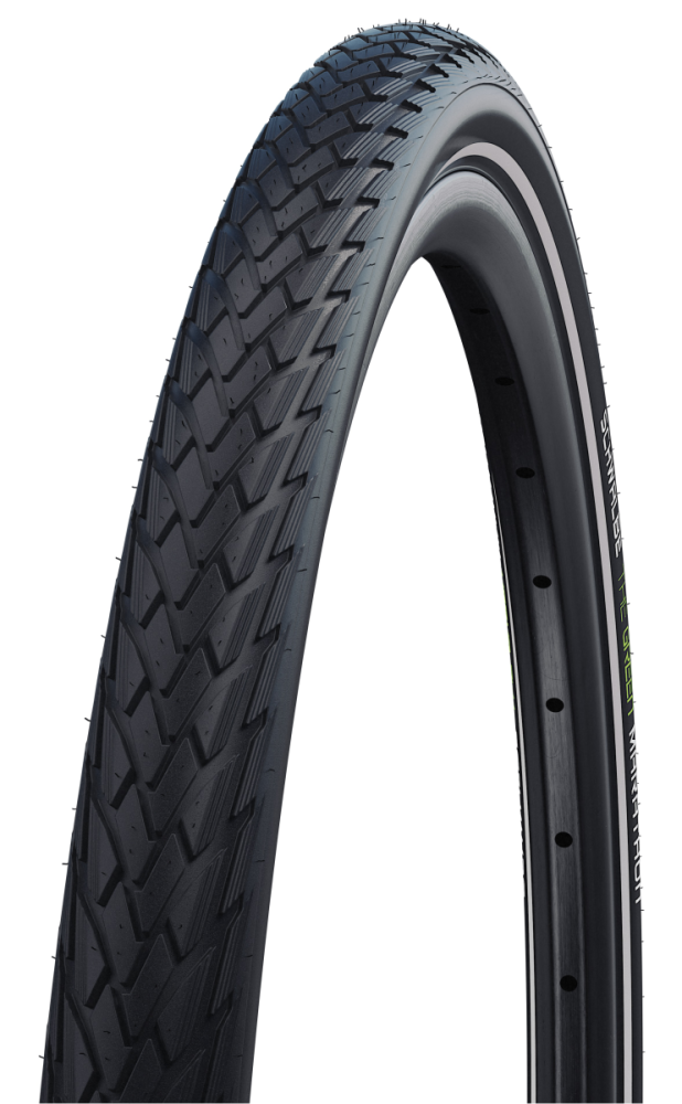 Schwalbe Pneu Green Marathon 16x1.75 GG Starr mit Reflexstreifen black