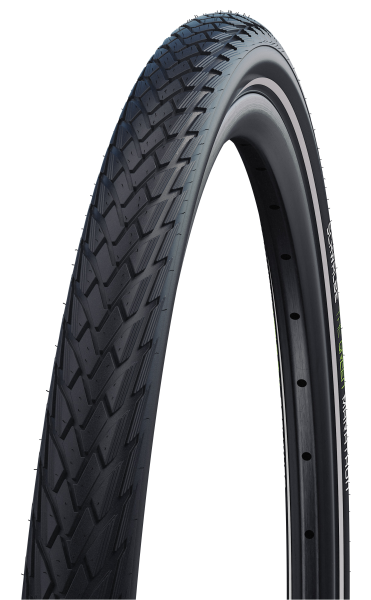 Schwalbe Pneu Green Marathon 16x1.35 GG Starr mit Reflexstreifen black