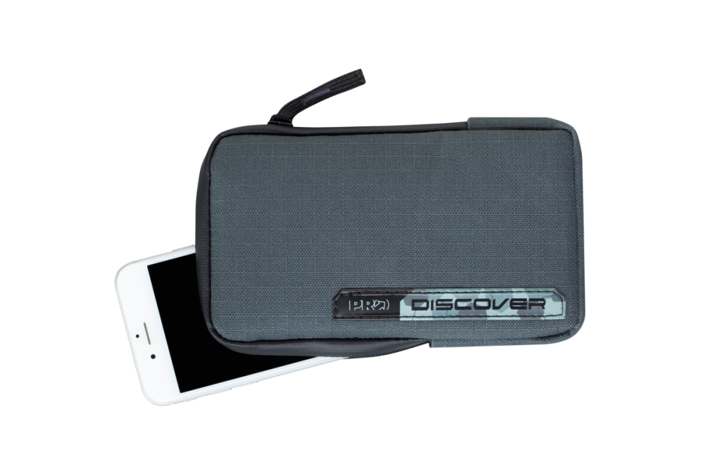Pro Handytasche Gravel wasserdicht grau