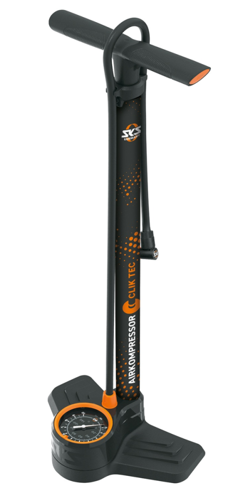 SKS Standpumpe Aircompressor Clik Tec 10.0 Schwalbe Clik Valve schwarz