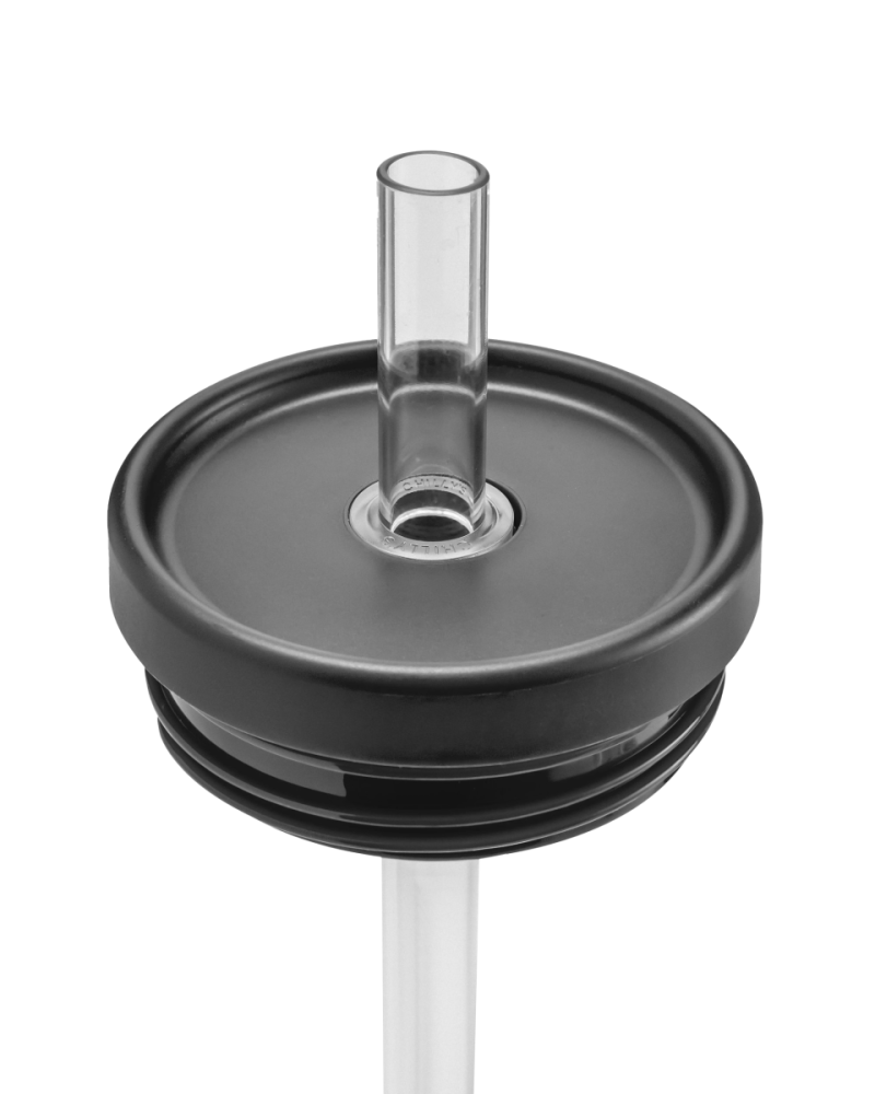 Chilly’s Chilly's Original Straw Coffee Cup 500ml Monochrome Black