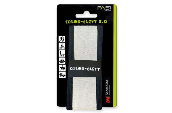 FASI Color-Clett Reflektionsband 2.0 Premium schwarz