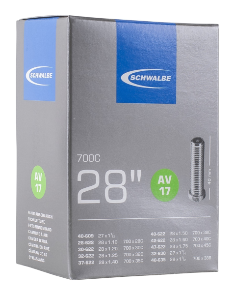 Schwalbe Schlauch AV17 28" 28/47-622/635 Autoventil