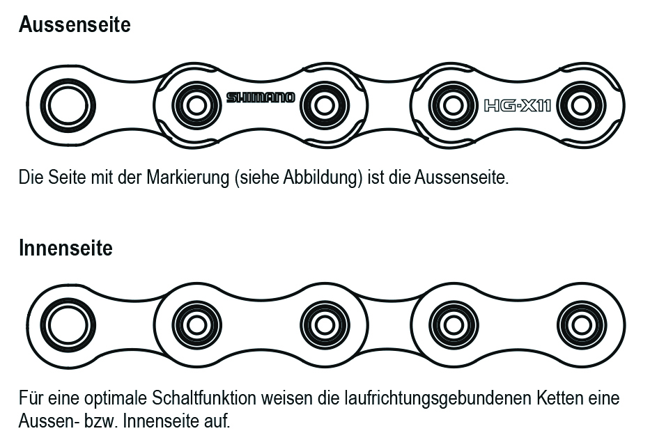 Shimano Kette XT CN-HG95 HG-X 10-Gang 138 Glieder Pin