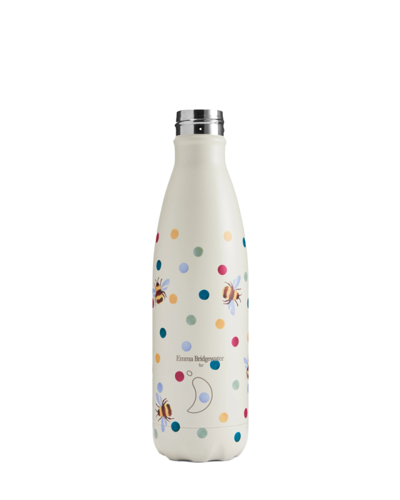 Chilly's Emma Bridgewater 500ml Bottle Polka Bee