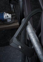 ABUS Bügelschloss Granit Super Extreme 2500 165x230 mit Halter USH2500 schwarz