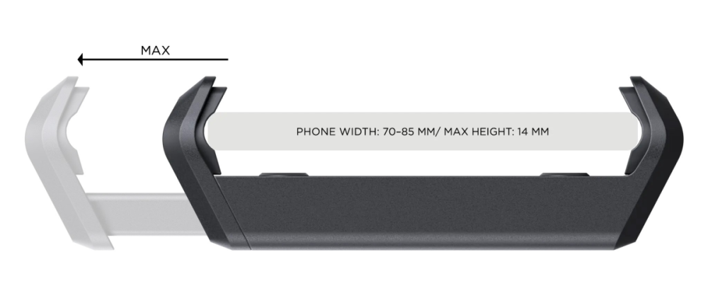 SP Connect Universal Phone Holder SPC+ schwarz