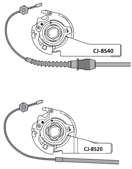Shimano Schalthebel ALFINE SL-S503 rechts 8-Gang CJ-8S40