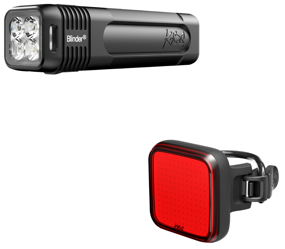Knog Lichtset Blinder 1000 & Blinder Square schwarz