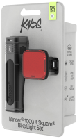Knog Lichtset Blinder 1000 & Blinder Square schwarz