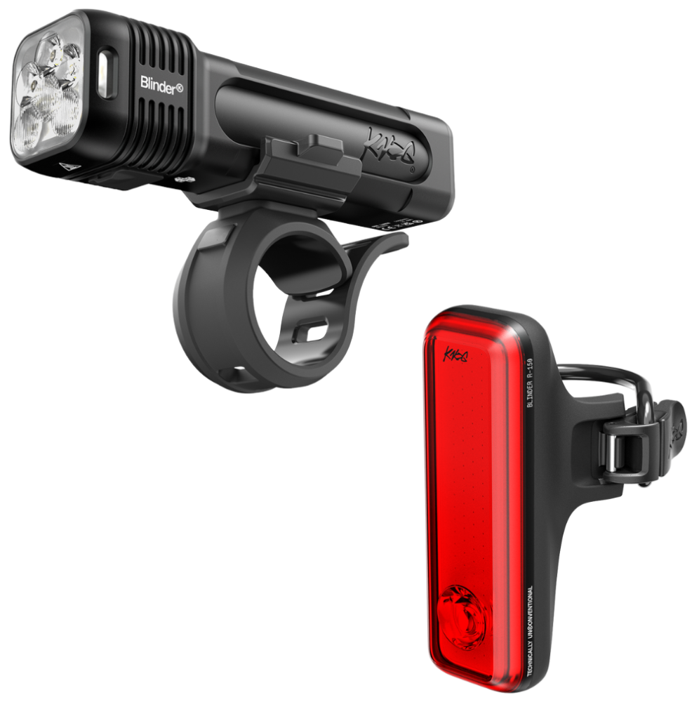 Knog Lichtset Blinder 1400 & Blinder R150 schwarz