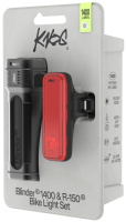Knog Lichtset Blinder 1400 & Blinder R150 schwarz