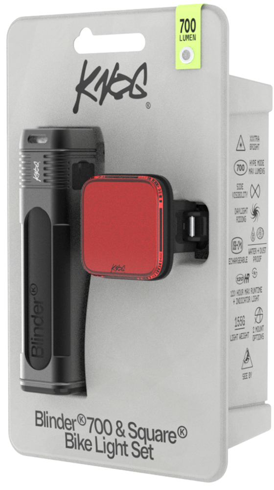 Knog Lichtset Blinder 700 & Blinder Square schwarz