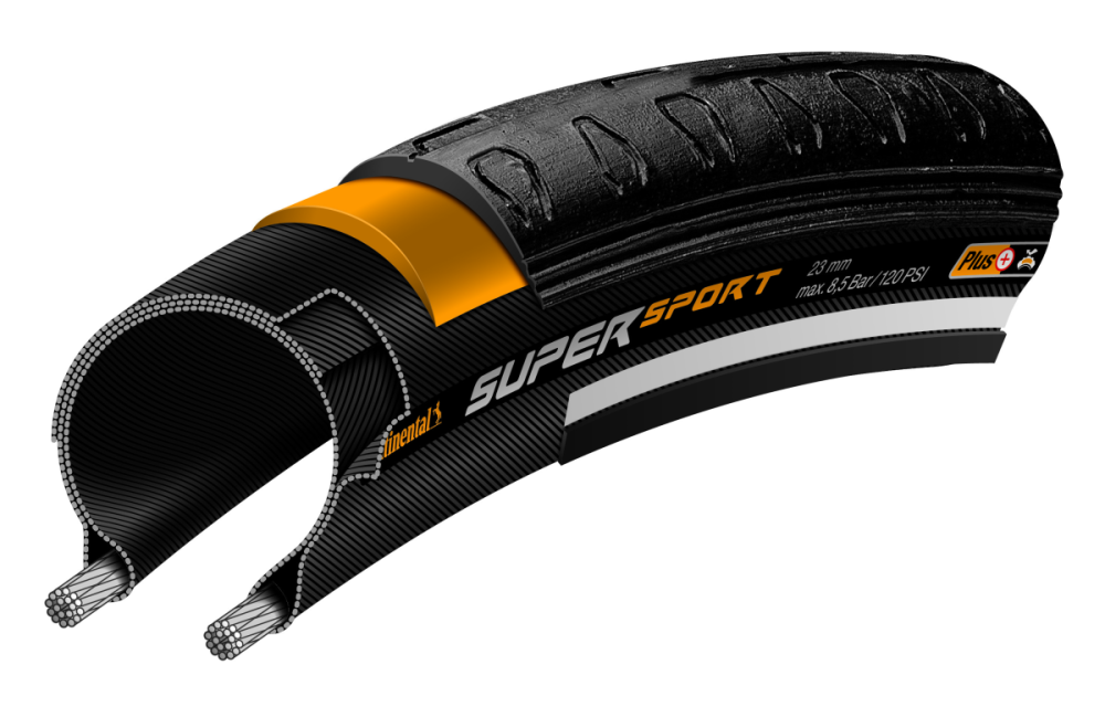 Continental Pneu Super Sport Plus 700x25C Starr black