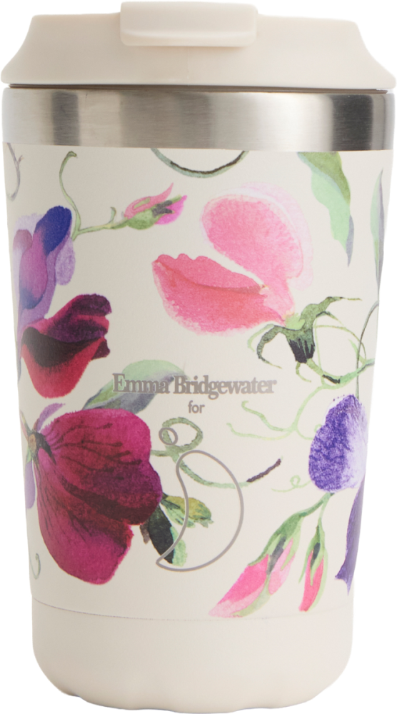 Chilly's Emma Bridgewater 340ml Coffee Cup Sweet Peas