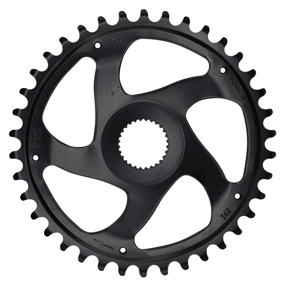 KMC Kettenblatt, Bosch Gen4, 34T, 11/128", direct mount, Kettenlinie 52 mm, black