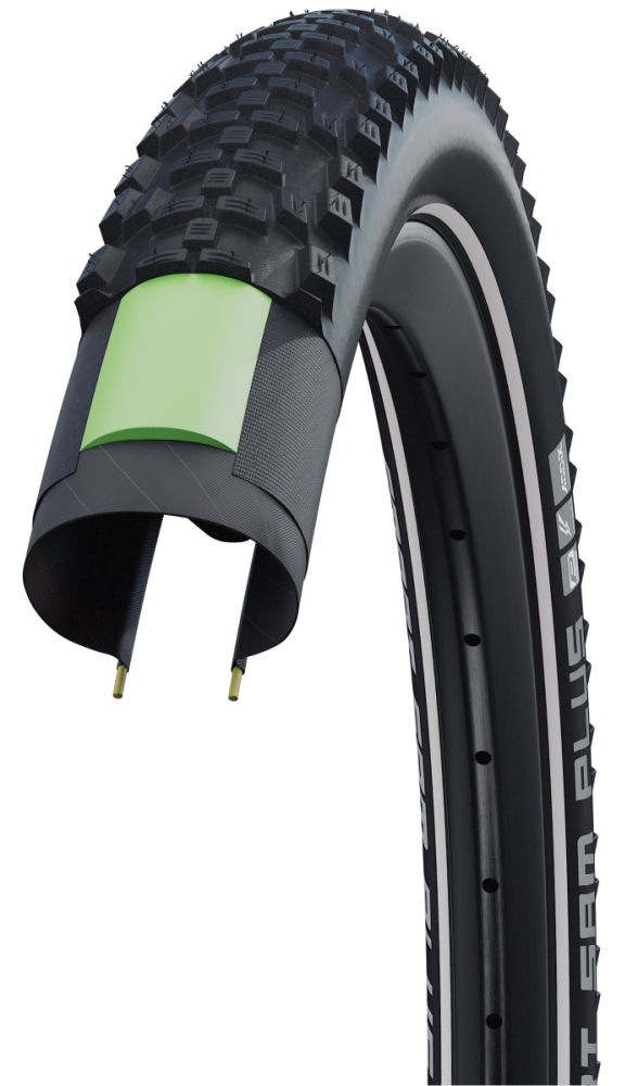 Schwalbe Pneu Smart Sam Plus DD 29x2.35 Addix starr mit Reflexstreifen black
