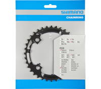 Shimano Kettenblatt DEORE FC-M590 36 Zähne schwarz