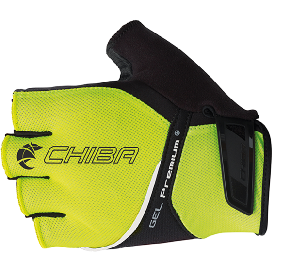 Chiba Gel Premium Gloves screaming yellow